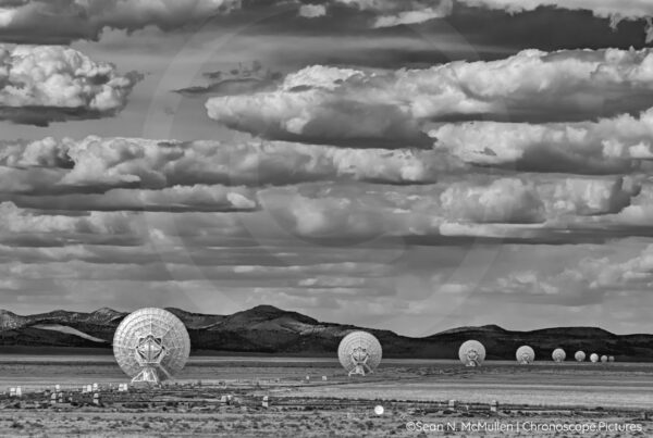 Deep Focus, Very Large Array, Socorro, New Mexico | Black & White Fine Art Photography Print for Sale | Chronoscope Pictures