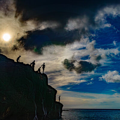Jump Rock, Waimea Bay | Fine Art Ocean Photography Print for Sale | Chronoscope Pictures