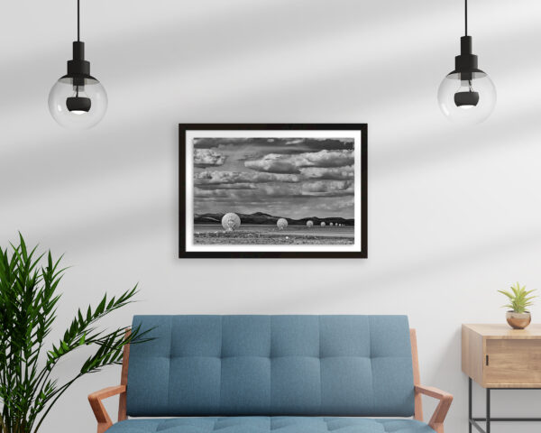 Deep Focus, Very Large Array, Socorro, New Mexico | Black & White Fine Art Photography Print for Sale | Chronoscope Pictures