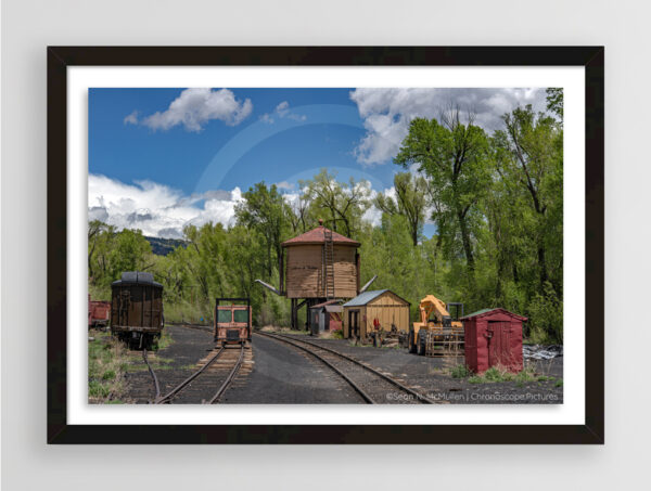 View From the Roundhouse, Chama, NM | Railroad Fine Art Photography Print for Sale | Chronoscope Pictures