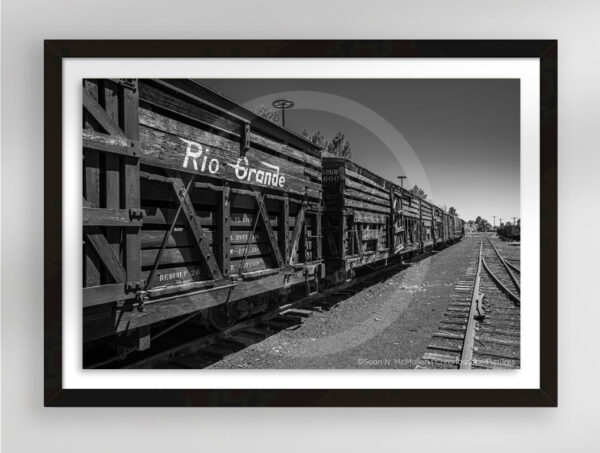 SNM5452 REBUILT 26Rebuilt 26, Cumbres & Toltec Railyard, Chama, NM | Black & White Fine Art Photography Print for Sale | Chronoscope Pictures