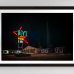Roy's Motel Café | Fine Art Night Photography Print for Sale | Chronoscope Pictures