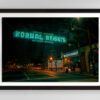 Normal Heights San Diego Sign | Fine Art Neon Sign Photography Print for Sale | Chronoscope Pictures