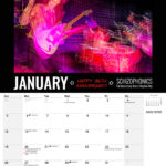 wall calendars pf a3 pt 250 gsm coated silk cl 4 4 bt wire with